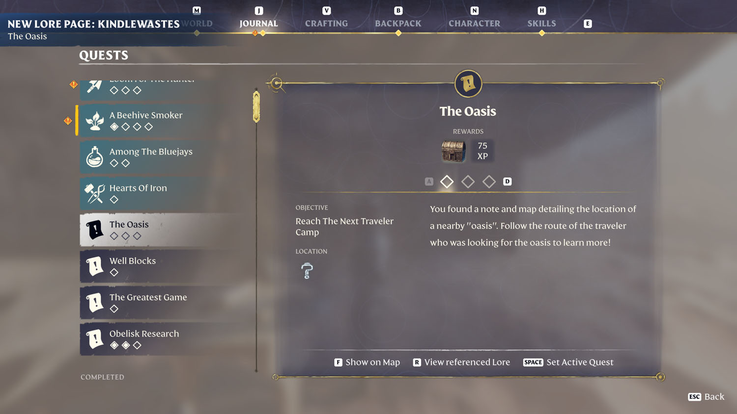 Items The Oasis 1