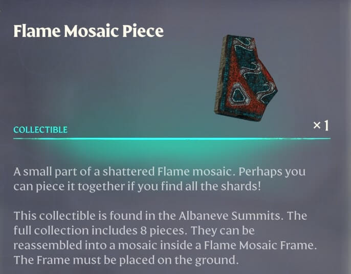 Items Flame Mosaic 21