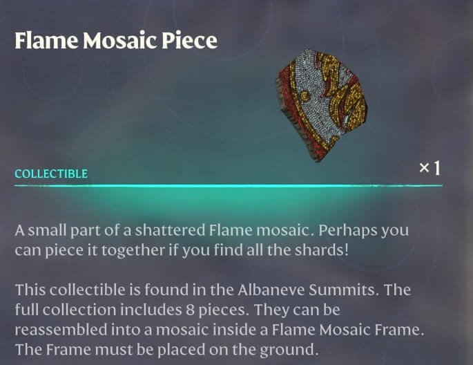 Items Flame Mosaic 25