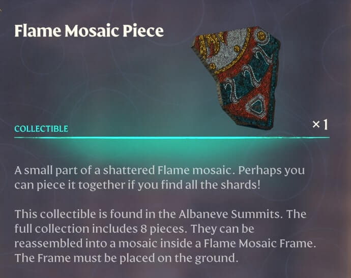 Items Flame Mosaic 38