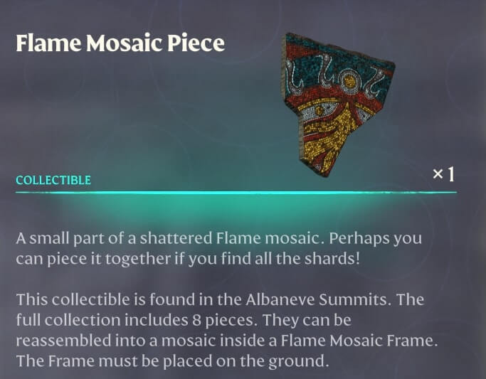 Items Flame Mosaic 4