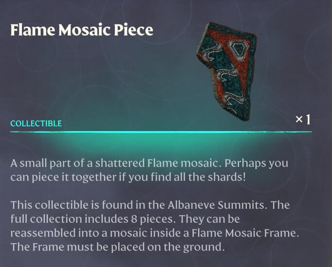 Items Flame Mosaic 43