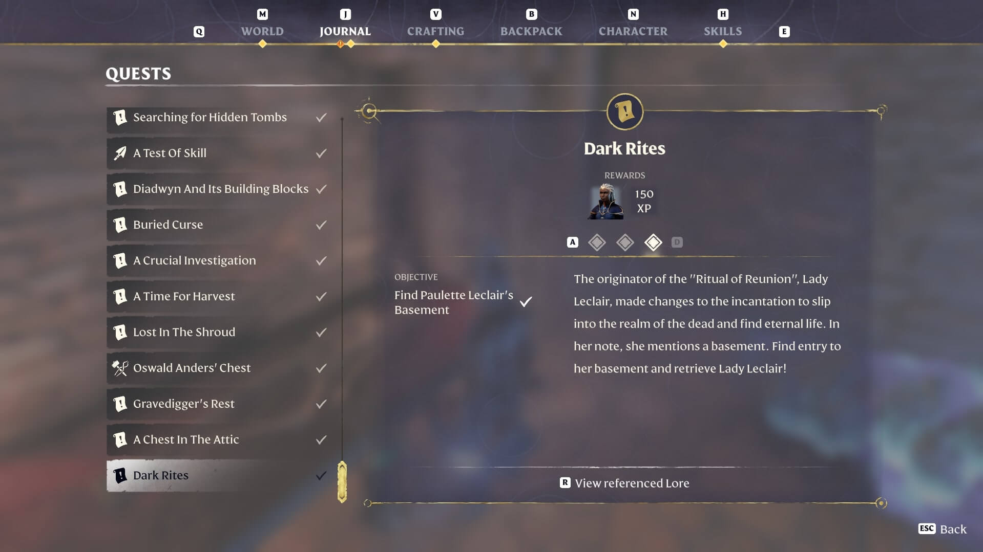 Items Dark Rites 14