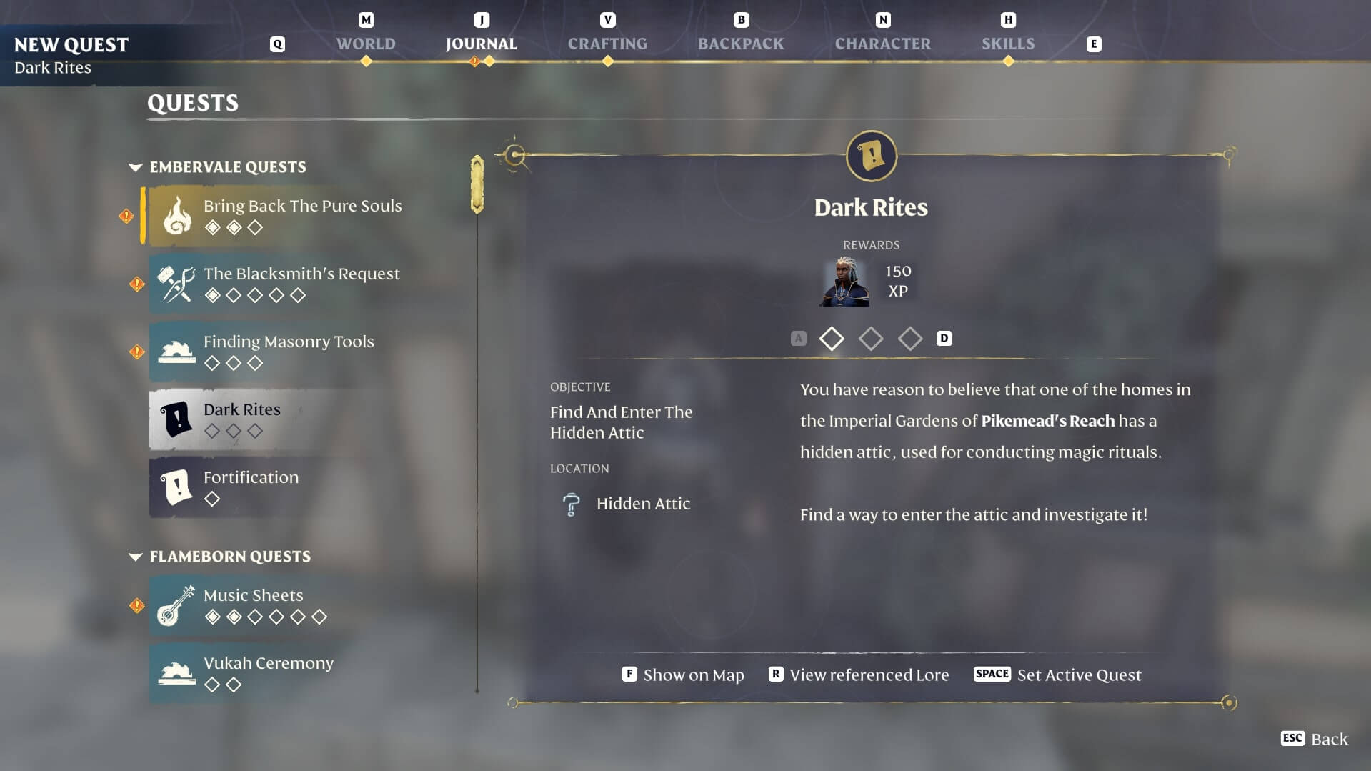 Items Dark Rites 2