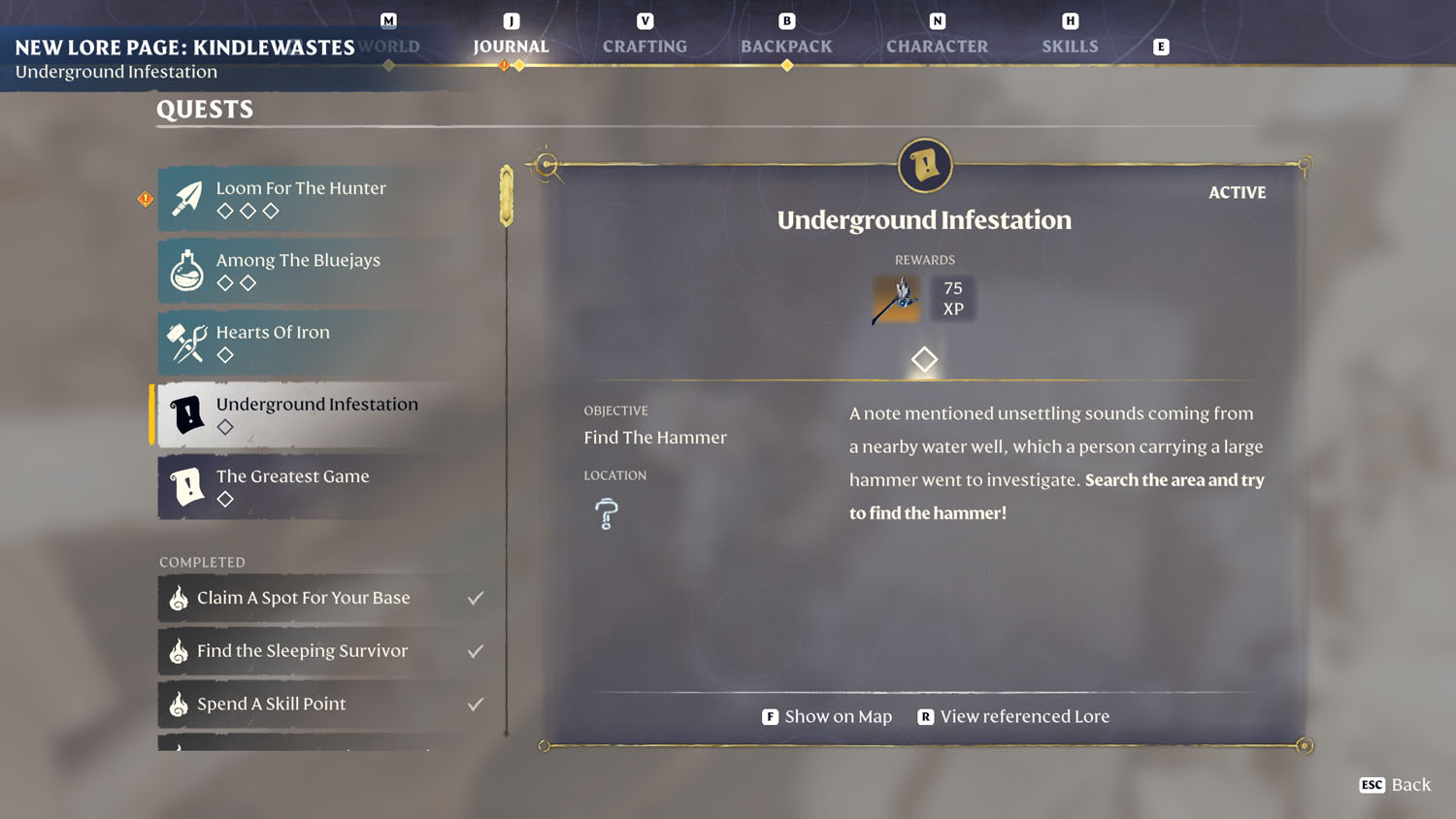 Items Underground Infestation 1