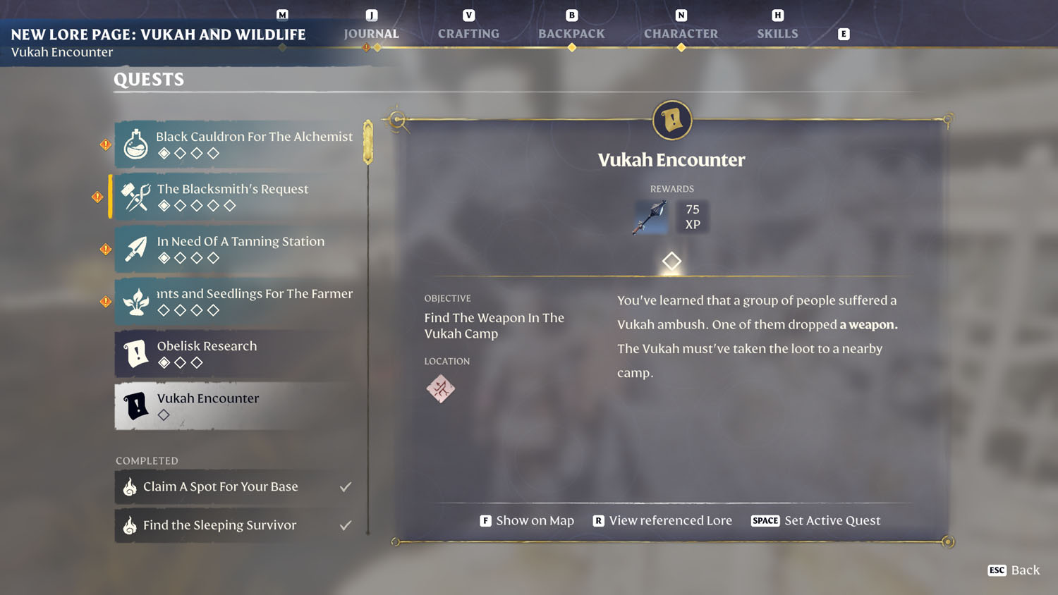 Items Vukah Encounter 2