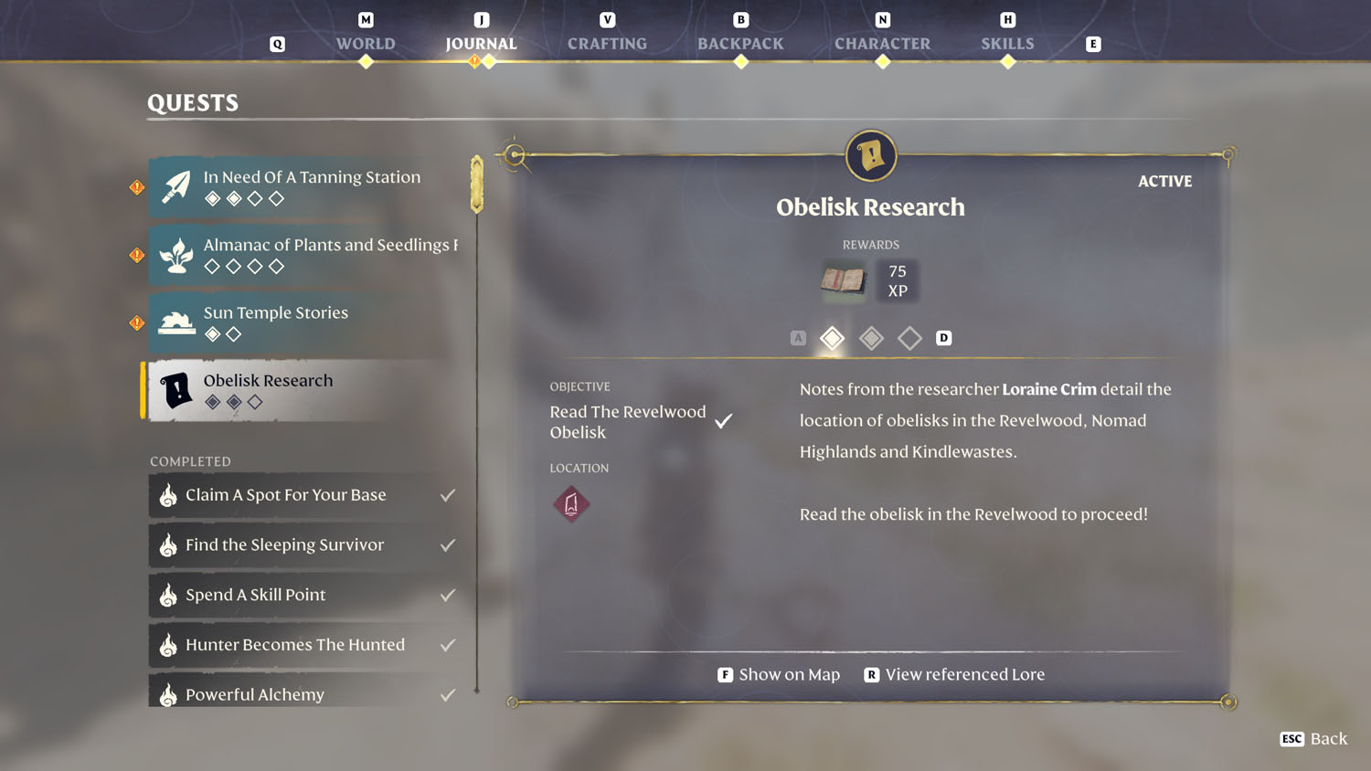 Items Obelisk Research 3